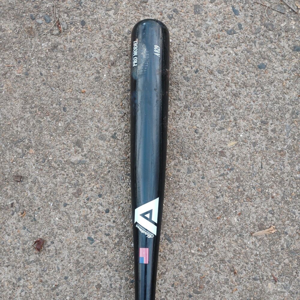 Akadema Pro Model A829 Wooden Baseball Bat Blk Barrel Hard Ash/Maple 33"-30oz